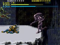 une photo d'Ã©cran de Alien VS Predator (Super Nintendo) sur Nintendo Super Nes
